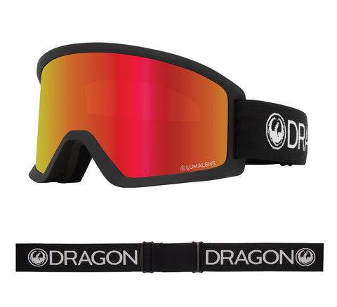 Dragon 2024 DX3 OTG Black w/ Red Ion Lumalens