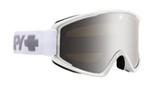 Spy 2024 CRUSHER ELITE Matte White w/ HD+ Silver Spectra Mirror