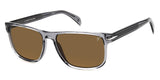 DB David Beckham 1060/S Transparent Grey w/ Brown